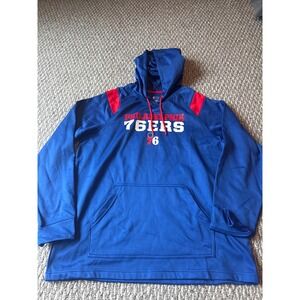 Philadelphia 76ers NBA Hoodie Mens XL/TG Pullover Sweatshirt Brand New